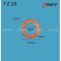 FZ26 Sump Plug Washers 10 Pcs in 1 Pack Fits Various Models