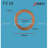 FZ28 Sump Plug Washers 10 Pcs in 1 Pack Fits Various Models