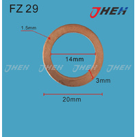 FZ29 Sump Plug Washers 10 Pcs in 1 Pack Fits Various Models