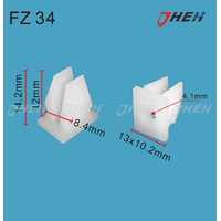 FZ34 Car Trim Clips 20 Pcs in 1 Pack Fits Various Models