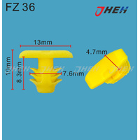 FZ36 Car Trim Clips 10 Pcs in 1 Pack Fits Various Models