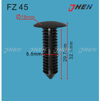 FZ45 Car Trim Clips 10 Pcs in 1 Pack Fits Various Models