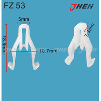 FZ53 Car Trim Clips 10 Pcs in 1 Pack Fits Various Models
