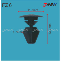 FZ6 Car Trim Clips 20 Pcs in 1 Pack Fits Various Models
