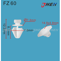 FZ60 Car Trim Clips 10 Pcs in 1 Pack Fits Various Models