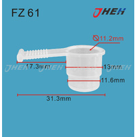 FZ61 Car Trim Clips 10 Pcs in 1 Pack Fits Various Models