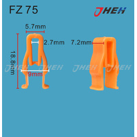 FZ75 Car Trim Clips 10 Pcs in 1 Pack Fits Various Models