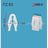 FZ82 Car Trim Clips 10 Pcs in 1 Pack Fits Various Models