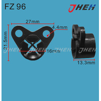 FZ96 Car Trim Clips 10 Pcs in 1 Pack Fits Various Models