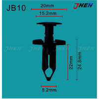 JB10 Car Trim Clips 10 Pcs in 1 Pack Fits Jaguar Models