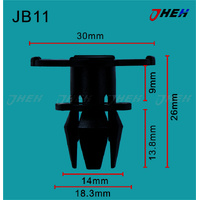 JB11 Car Trim Clips 5 Pcs in 1 Pack Fits Jaguar Models