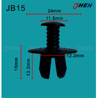JB15 Car Trim Clips 10 Pcs in 1 Pack Fits Jaguar Models