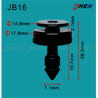 JB16 Car Trim Clips 10 Pcs in 1 Pack Fits Jaguar Models