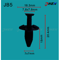 JB5 Car Trim Clips 10 Pcs in 1 Pack Fits Jaguar Models