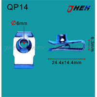 JP14 Auto U-Clip Nuts 20 Pcs in 1 Pack Fits Various Models