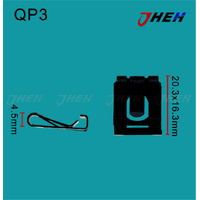 JP3 Auto U-Clip Nuts 20 Pcs in 1 Pack Fits Various Models
