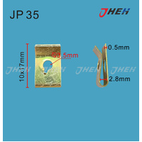 JP35 Auto U-Clip Nuts 20 Pcs in 1 Pack Fits Various Models