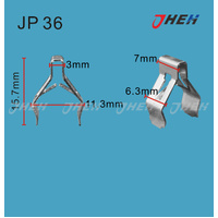 JP36 Auto U-Clip Nuts 20 Pcs in 1 Pack Fits Various Models