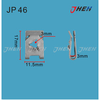 JP46 Auto U-Clip Nuts 20 Pcs in 1 Pack Fits Various Models