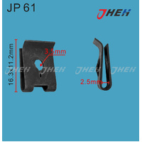 JP61 Auto U-Clip Nuts 20 Pcs in 1 Pack Fits Various Models