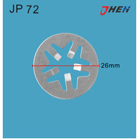 JP72 Auto U-Clip Nuts 20 Pcs in 1 Pack Fits Various Models