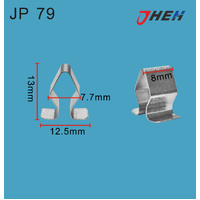 JP79 Auto U-Clip Nuts 20 Pcs in 1 Pack Fits Various Models