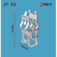 JP89 Auto U-Clip Nuts 20 Pcs in 1 Pack Fits Various Models