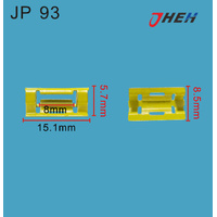 JP93 Auto U-Clip Nuts 10 Pcs in 1 Pack Fits Various Models