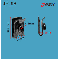JP96 Auto U-Clip Nuts 20 Pcs in 1 Pack Fits Various Models