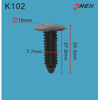 K102 Car Trim Clips 20 Pcs in 1 Pack Fits Cadillac &amp; Chrysler Models