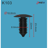 K103 Car Trim Clips 20 Pcs in 1 Pack Fits Cadillac &amp; Chrysler Models