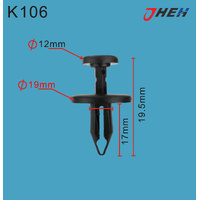 K106 Car Trim Clips 20 Pcs in 1 Pack Fits Cadillac &amp; Chrysler Models