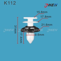 K112 Car Trim Clips 10 Pcs in 1 Pack Fits Cadillac &amp; Chrysler Models