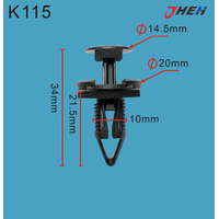 K115 Car Trim Clips 20 Pcs in 1 Pack Fits Cadillac &amp; Chrysler Models