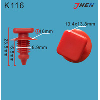 K116 Car Trim Clips 10 Pcs in 1 Pack Fits Cadillac &amp; Chrysler Models