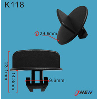 K118 Car Trim Clips 10 Pcs in 1 Pack Fits Cadillac &amp; Chrysler Models