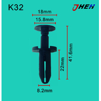 K32 Car Trim Clips 20 Pcs in 1 Pack Fits Cadillac &amp; Chrysler Models