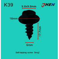 K39 Auto Body Screws 10 Pcs in 1 Pack Fits Cadillac &amp; Chrysler Models