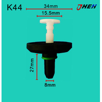 K44 Car Trim Clips 10 Pcs in 1 Pack Fits Cadillac &amp; Chrysler Models