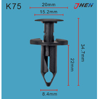 K75 Car Trim Clips 20 Pcs in 1 Pack Fits Cadillac &amp; Chrysler Models
