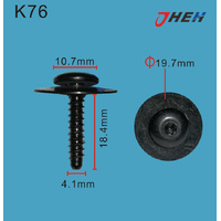 K76 Auto Body Screws 10 Pcs in 1 Pack Fits Cadillac &amp; Chrysler Models