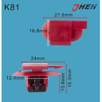 K81 Car Trim Clips 10 Pcs in 1 Pack Fits Cadillac &amp; Chrysler Models
