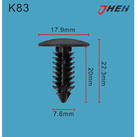 K83 Car Trim Clips 10 Pcs in 1 Pack Fits Cadillac &amp; Chrysler Models