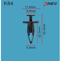 K84 Car Trim Clips 20 Pcs in 1 Pack Fits Cadillac &amp; Chrysler Models