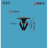 K93 Car Trim Clips 20 Pcs in 1 Pack Fits Cadillac &amp; Chrysler Models