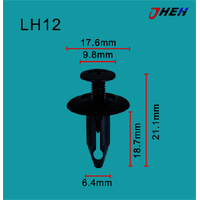 LH12 Car Trim Clips 10 Pcs in 1 Pack Fits Land Rover Models