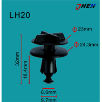 LH20 Car Trim Clips 5 Pcs in 1 Pack Fits Land Rover Models