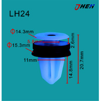 LH24 Car Trim Clips 10 Pcs in 1 Pack Fits Land Rover Models