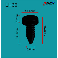 LH30 Car Trim Clips 10 Pcs in 1 Pack Fits Land Rover Models