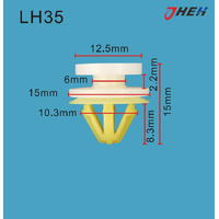 LH35 Car Trim Clips 10 Pcs in 1 Pack Fits Land Rover Models